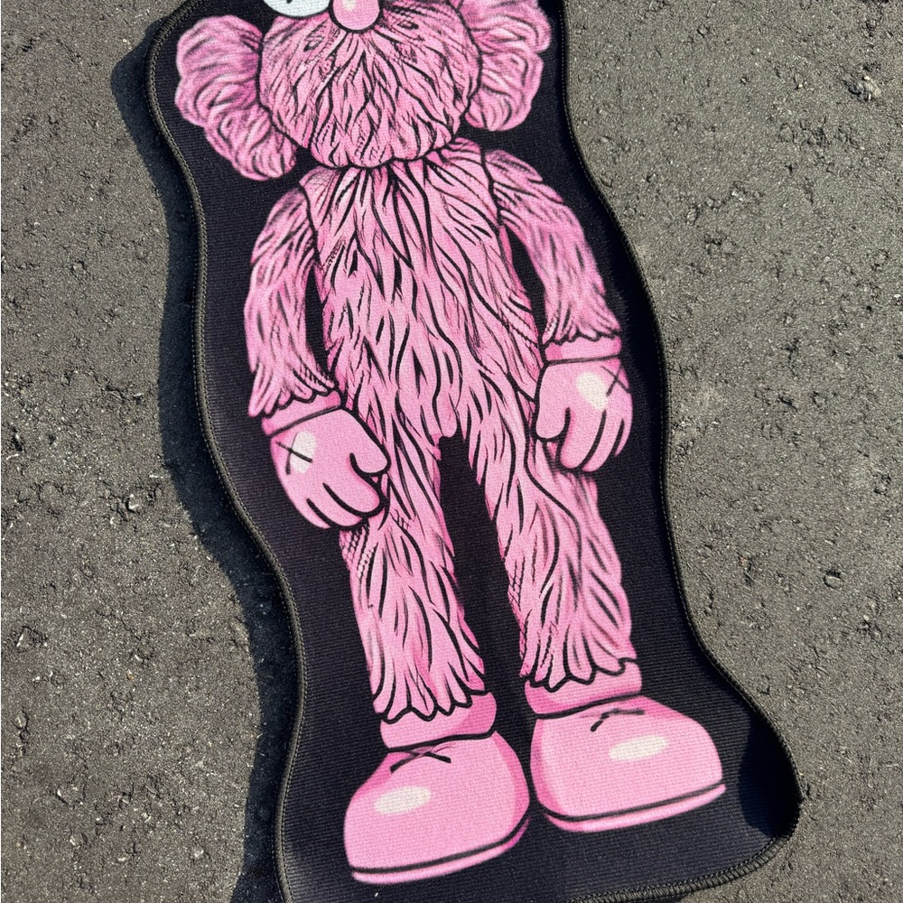 Pink Kaws Standalone Custom Rug - Picture 3 of 3